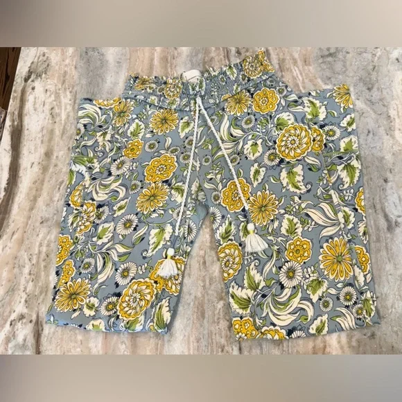 Women’s ANTHROPOLOGIE LyreBird marigold printed pajama set- Size XS - Picture 3 of 5